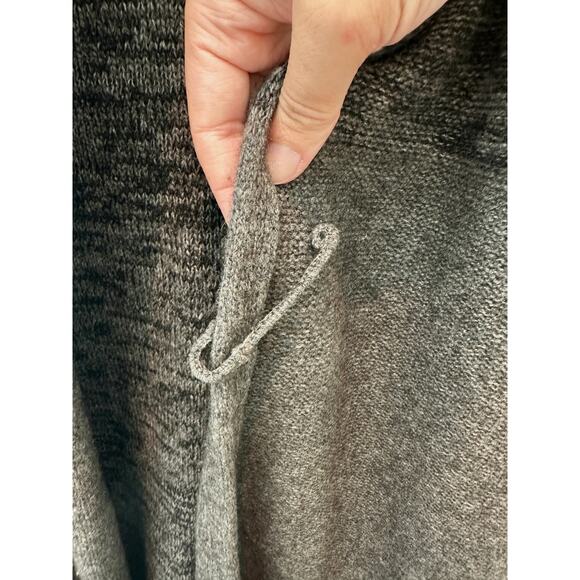 EILEEN FISHER | Gray Taupe Yak Wool Silk Blend Long Sweater Cardigan | Small - Picture 4 of 9